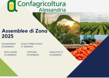 Assemblee di Zona di Confagricoltura Alessandria dal 20 al 24 gennaio,  un momento di confronto con gli agricoltori